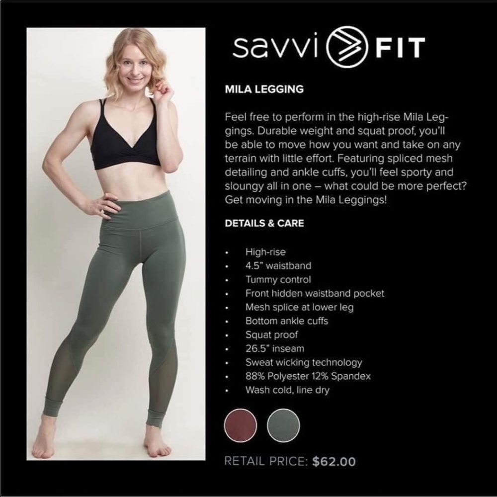 Savvi fit Mila tights